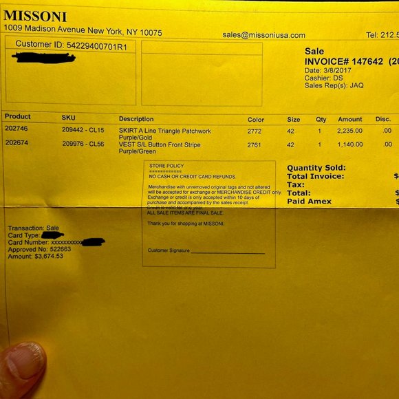 ⭐️ SALE: $1140 Orange Label MISSONI Metallic Knit Cardigan Vest Size 6 - Picture 10 of 14